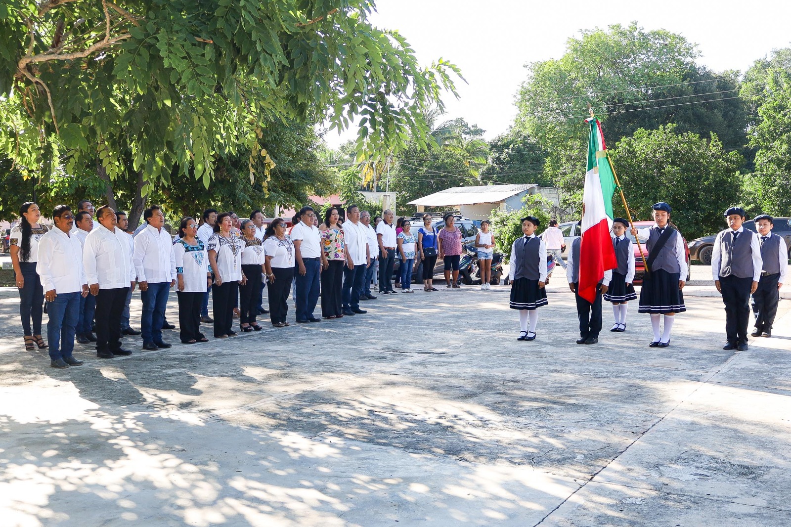 “Hoy honramos la fusión de culturas y, sobre todo, la resistencia de nuestros pueblos originarios”.